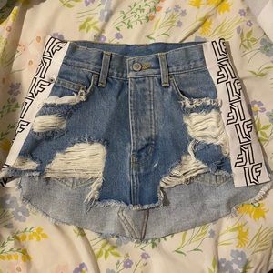 LF the Brand denim skirt
